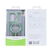 Rixus Classic 03 Case met MagSafe – iPhone 17 Lichtgroen - Back cover