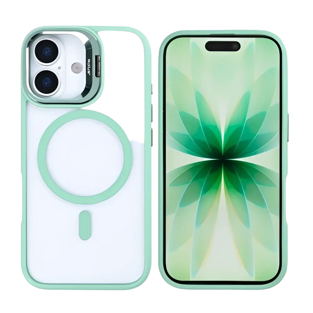 Rixus Classic 03 Case met MagSafe – iPhone 17 Lichtgroen - Back cover