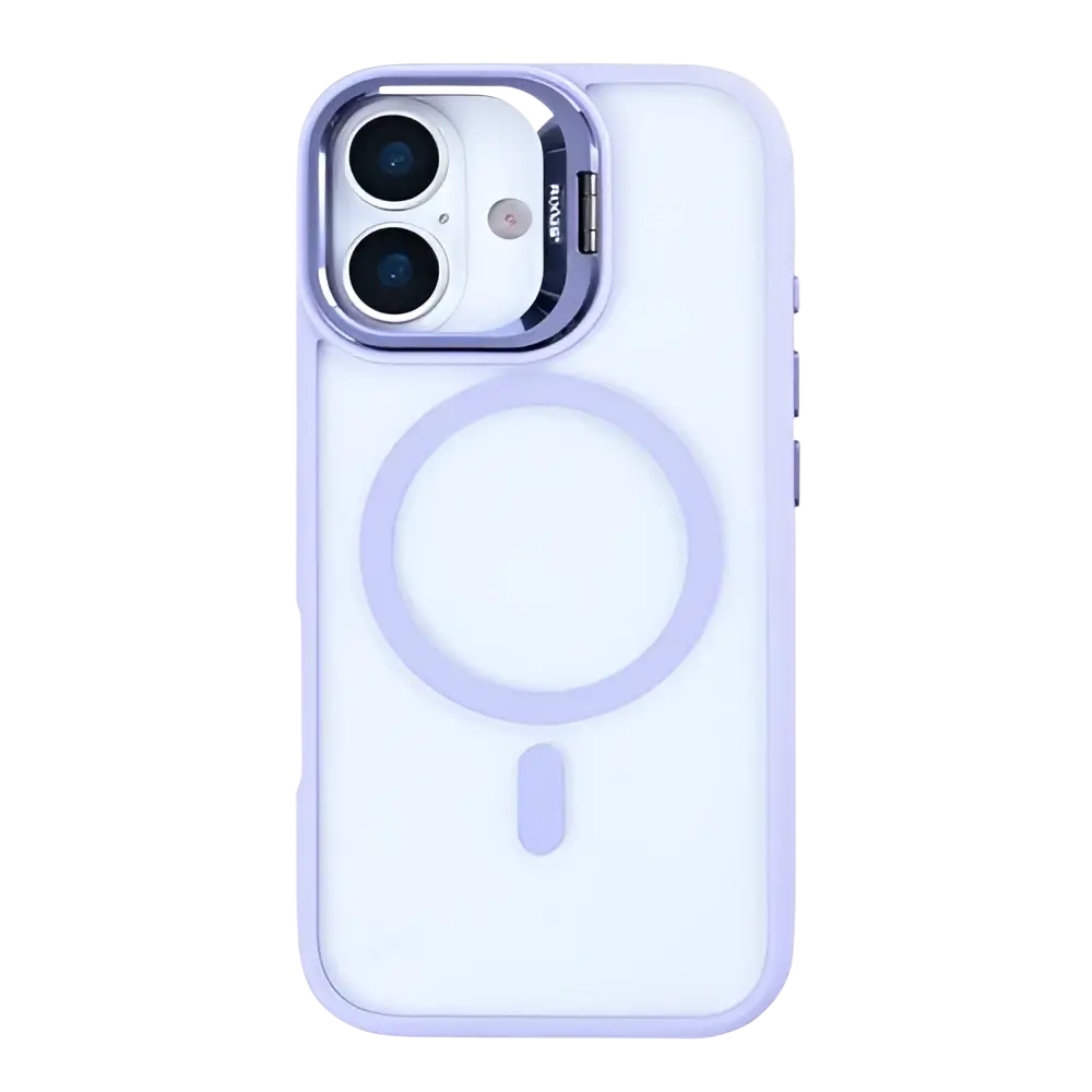 Rixus Classic 03 Case met MagSafe – iPhone 17 Lichtpaars - Back cover