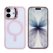 Rixus Classic 03 Case met MagSafe – iPhone 17 Lichtroze - Back cover