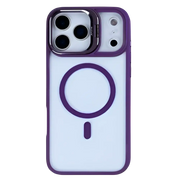 Rixus Classic 03 Case met MagSafe – iPhone 17 Pro Diep Paars - Back cover