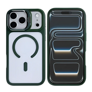 Rixus Classic 03 Case met MagSafe – iPhone 17 Pro Donkergroen - Back cover