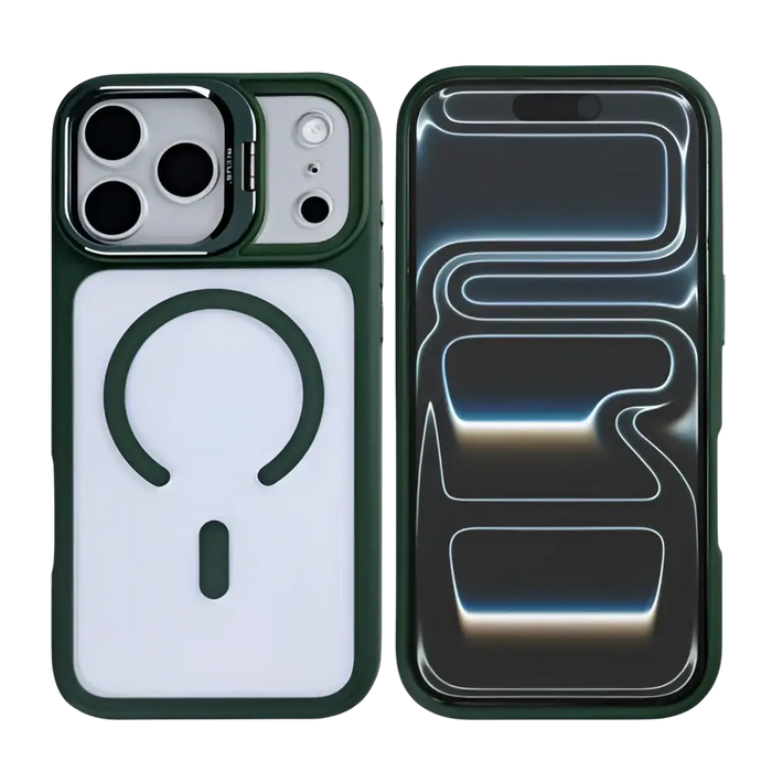 Rixus Classic 03 Case met MagSafe – iPhone 17 Pro – Donkergroen