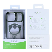 Rixus Classic 03 Case met MagSafe – iPhone 17 Pro Donkergroen - Back cover