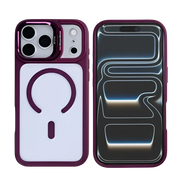 Rixus Classic 03 Case met MagSafe – iPhone 17 Pro Donkerroze - Back cover
