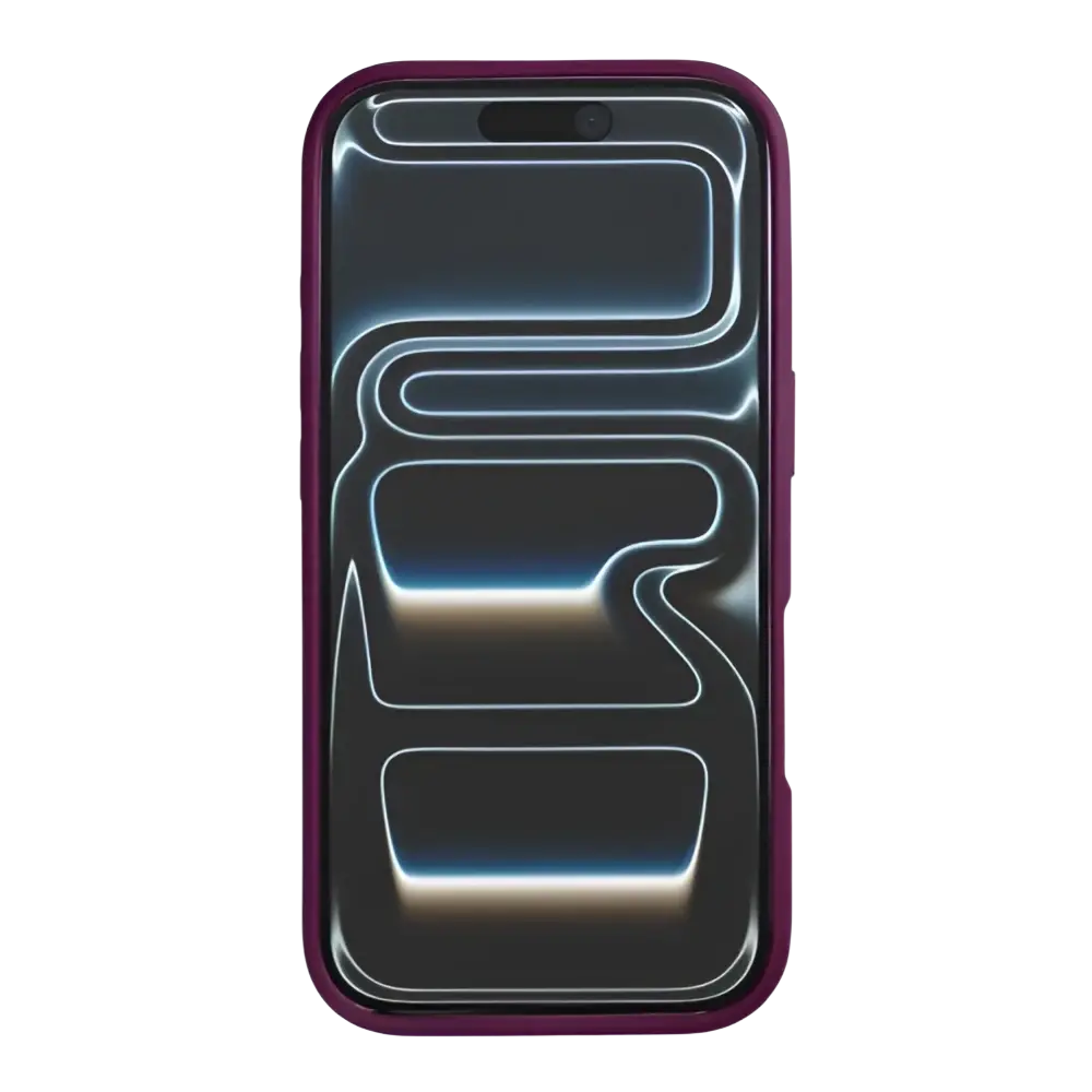 Rixus Classic 03 Case met MagSafe – iPhone 17 Pro Donkerroze - Back cover