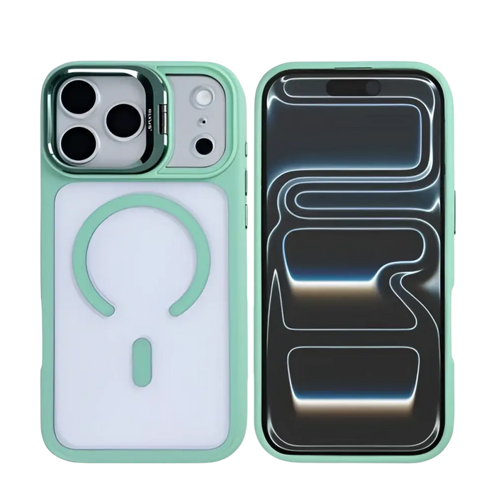 Rixus Classic 03 Case met MagSafe – iPhone 17 Pro – Lichtgroen