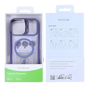 Rixus Classic 03 Case met MagSafe – iPhone 17 Pro Lichtpaars - Back cover