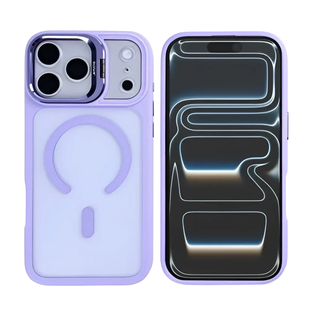 Rixus Classic 03 Case met MagSafe – iPhone 17 Pro Lichtpaars - Back cover