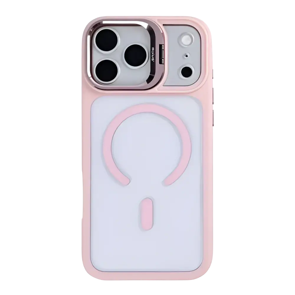 Rixus Classic 03 Case met MagSafe – iPhone 17 Pro Lichtroze - Back cover