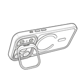 Rixus Classic 03 Case met MagSafe – iPhone 17 Pro Lichtroze - Back cover