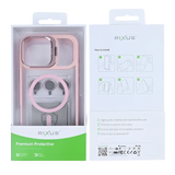 Rixus Classic 03 Case met MagSafe – iPhone 17 Pro Lichtroze - Back cover