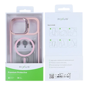 Rixus Classic 03 Case met MagSafe – iPhone 17 Pro Lichtroze - Back cover