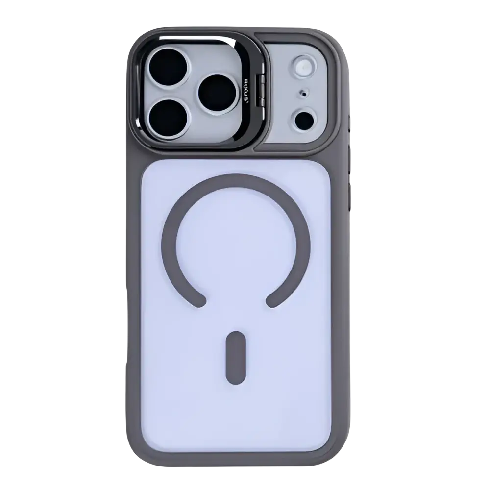 Rixus Classic 03 Case met MagSafe – iPhone 17 Pro Oranje - Back cover