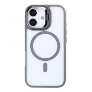 Rixus Classic 03 Case met MagSafe – iPhone 17 Titanium Grijs - Back cover