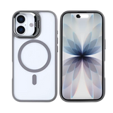 Rixus Classic 03 Case met MagSafe – iPhone 17 Titanium Grijs - Back cover