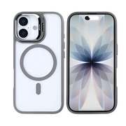 Rixus Classic 03 Case met MagSafe – iPhone 17 Titanium Grijs - Back cover