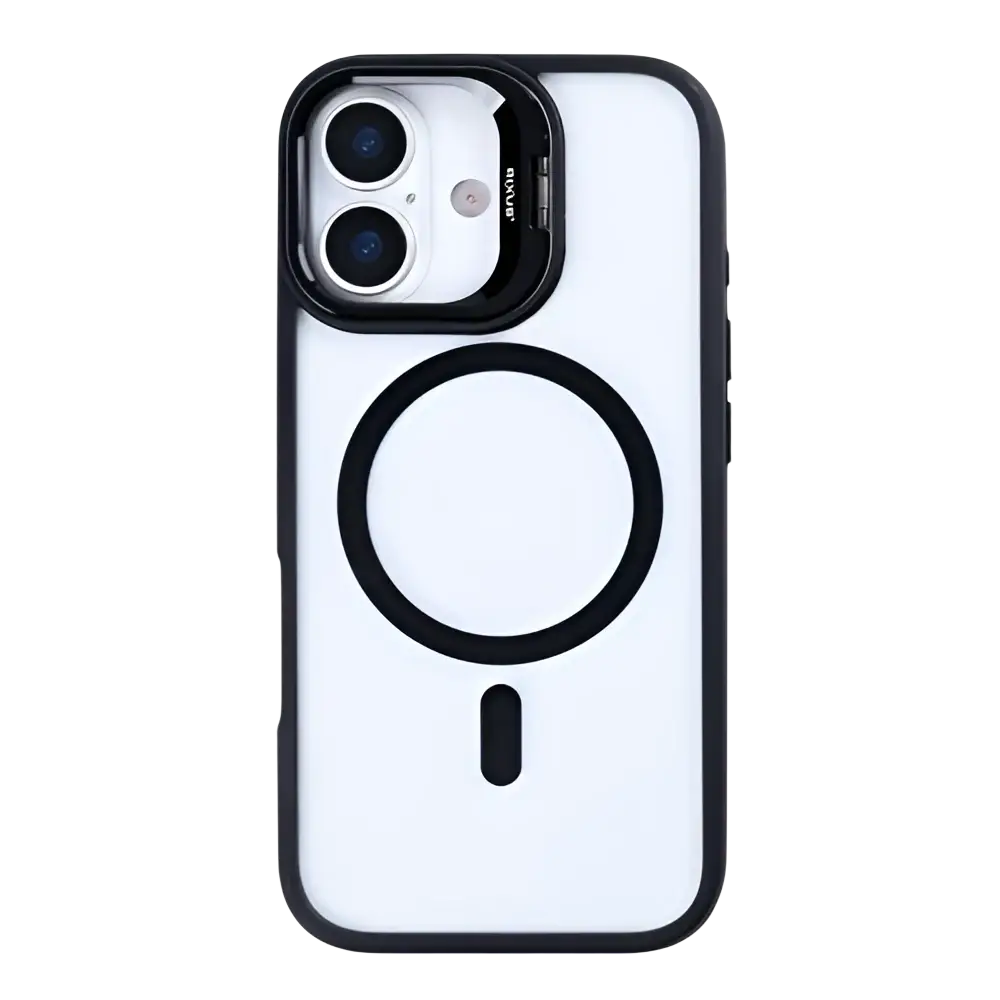 Rixus Classic 03 Case met MagSafe – iPhone 17 Zwart - Back cover