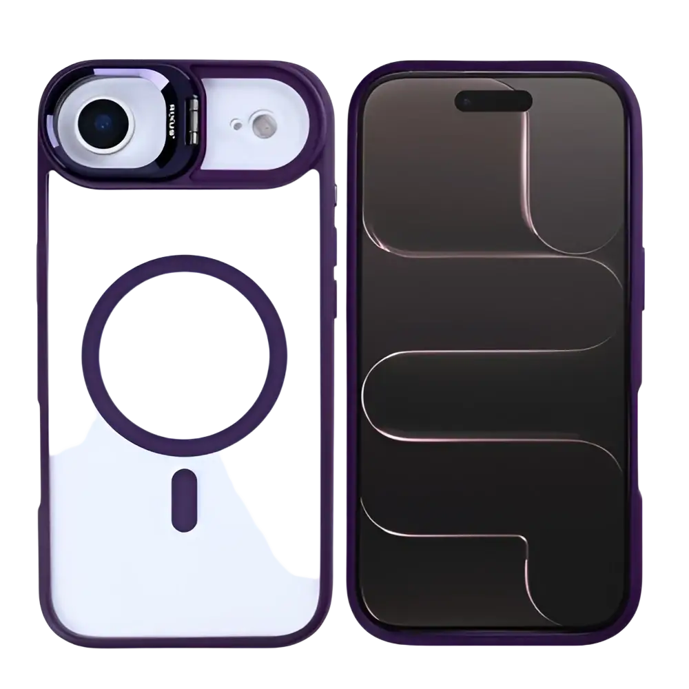 Rixus Classic 03 Case met MagSafe – iPhone Air Diep Paars - Back cover