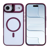 Rixus Classic 03 Case met MagSafe – iPhone Air Donkerroze - Back cover