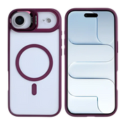 Rixus Classic 03 Case met MagSafe – iPhone Air Donkerroze - Back cover
