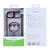 Rixus Classic 03 Case met MagSafe – iPhone Air Donkerroze - Back cover