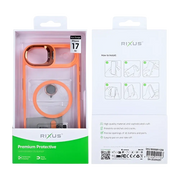 Rixus Classic 03 Case met MagSafe – iPhone Air Oranje - Back cover