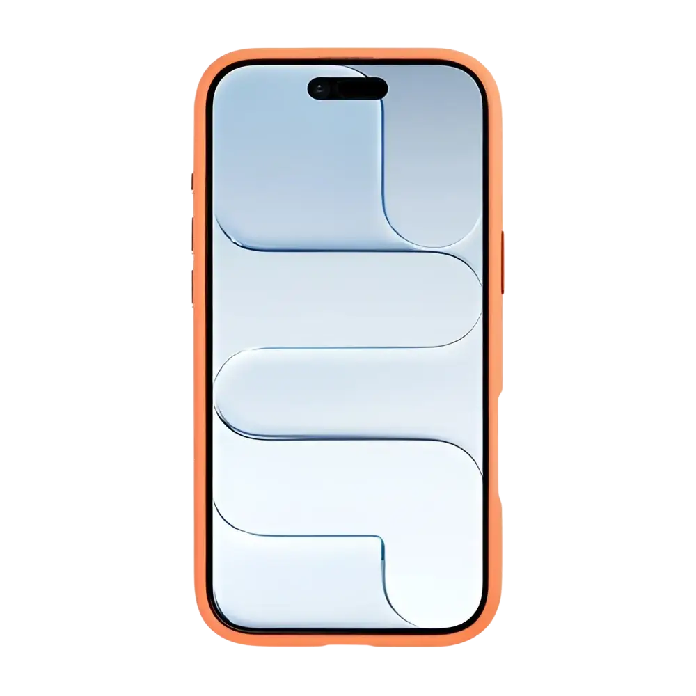 Rixus Classic 03 Case met MagSafe – iPhone Air Oranje - Back cover
