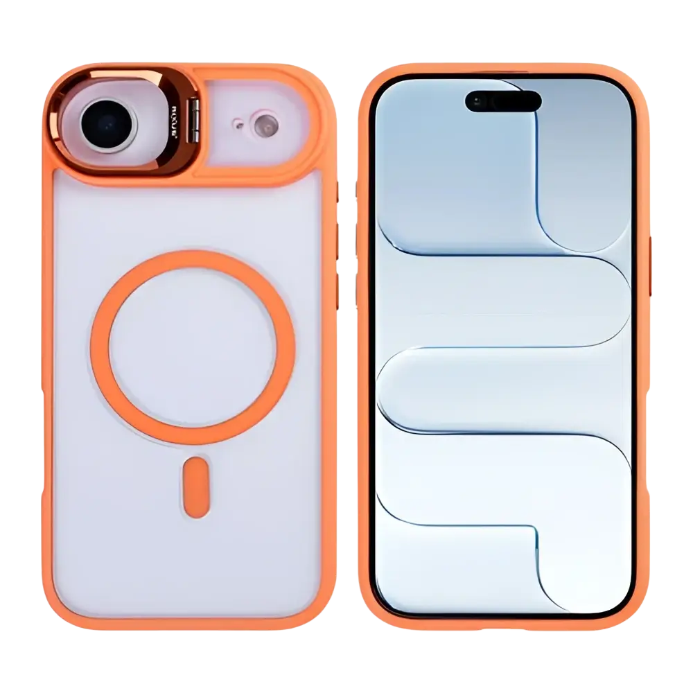 Rixus Classic 03 Case met MagSafe – iPhone Air Oranje - Back cover