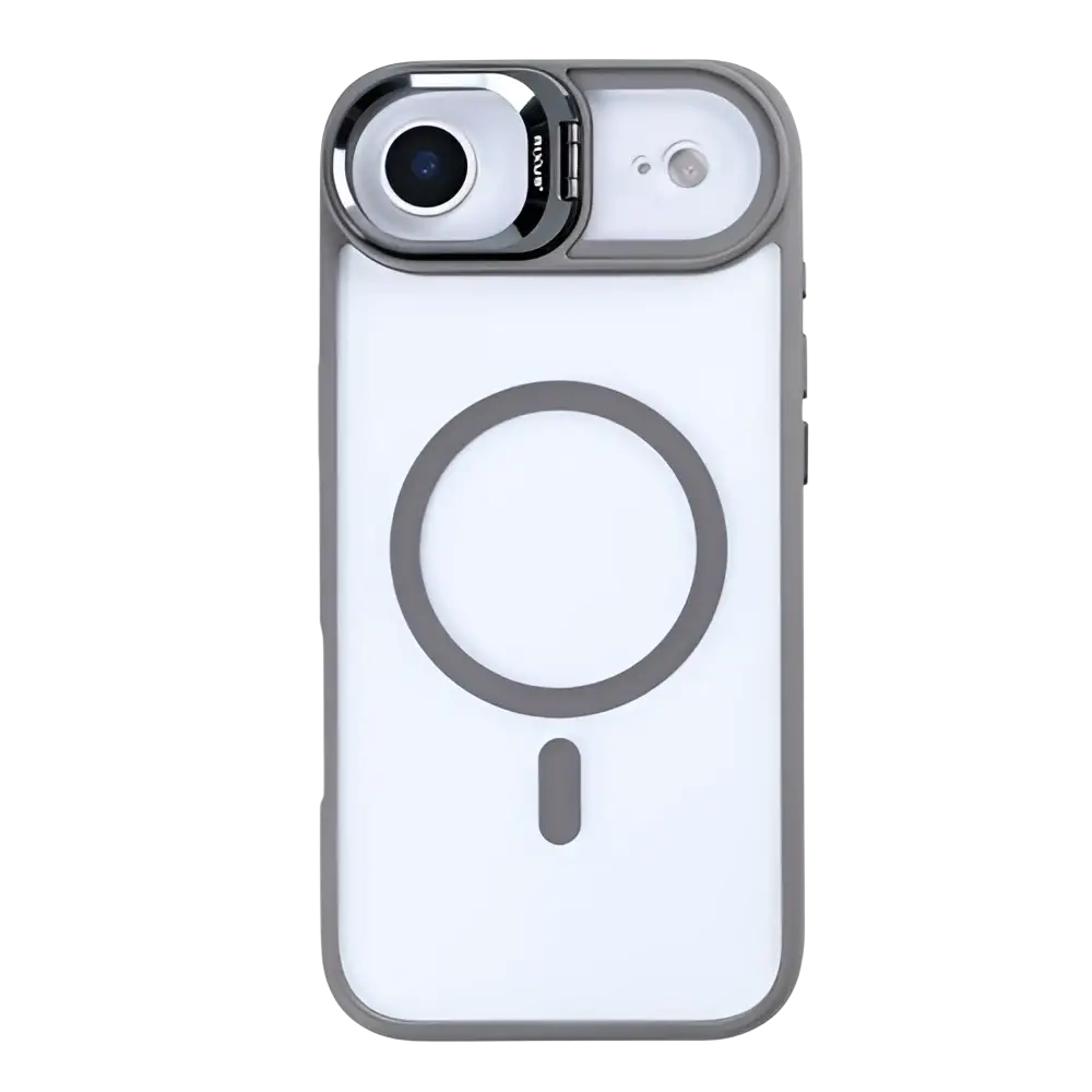 Rixus Classic 03 Case met MagSafe – iPhone Air Titanium Grijs - Back cover