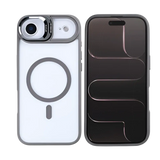Rixus Classic 03 Case met MagSafe – iPhone Air Titanium Grijs - Back cover