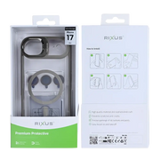 Rixus Classic 03 Case met MagSafe – iPhone Air Titanium Grijs - Back cover
