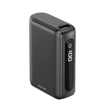 Rixus Compacte Powerbank 10.000 mAh met digitaal display – Zwart RXPB24