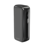 Rixus Compacte Powerbank 5.000 mAh met digitaal display – Zwart RXPB23