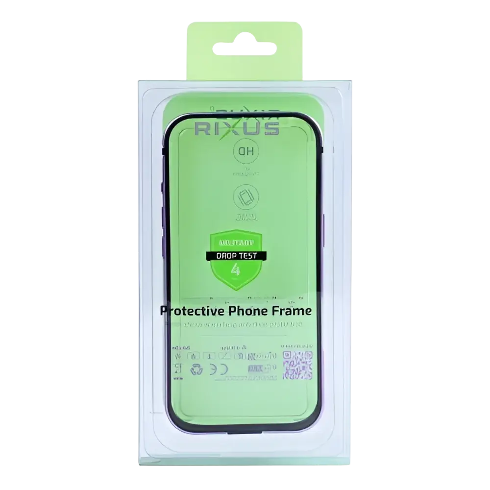 Rixus Crash Guard Case – iPhone 17 Lichtpaars - Back cover