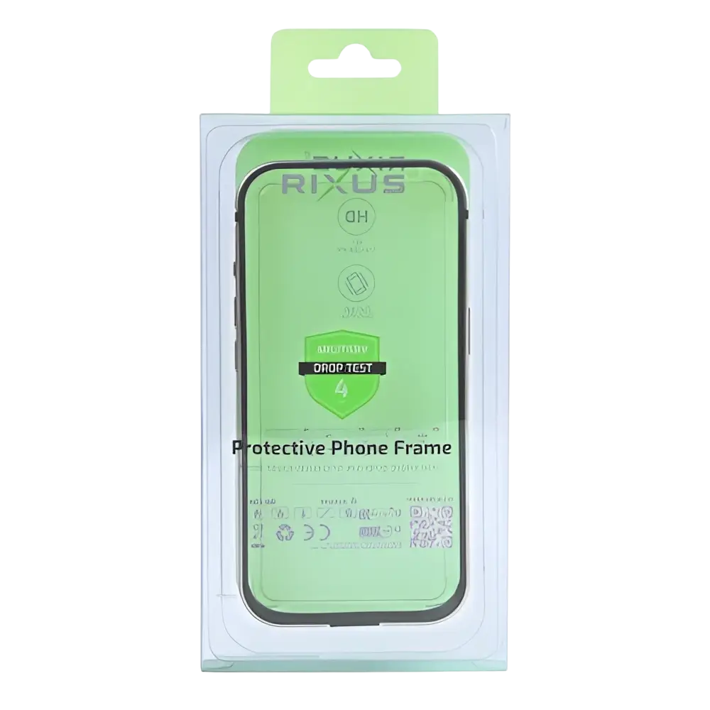 Rixus Crash Guard Case – iPhone 17 Pro Lichtgrijs - Back cover