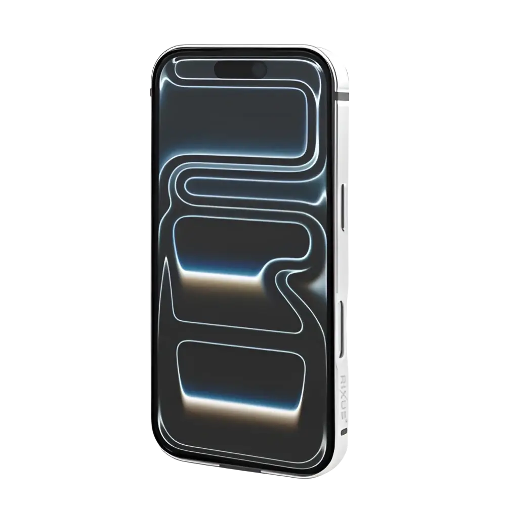 Rixus Crash Guard Case – iPhone 17 Pro Lichtgrijs - Back cover