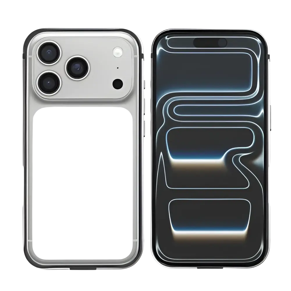 Rixus Crash Guard Case – iPhone 17 Pro Lichtgrijs - Back cover