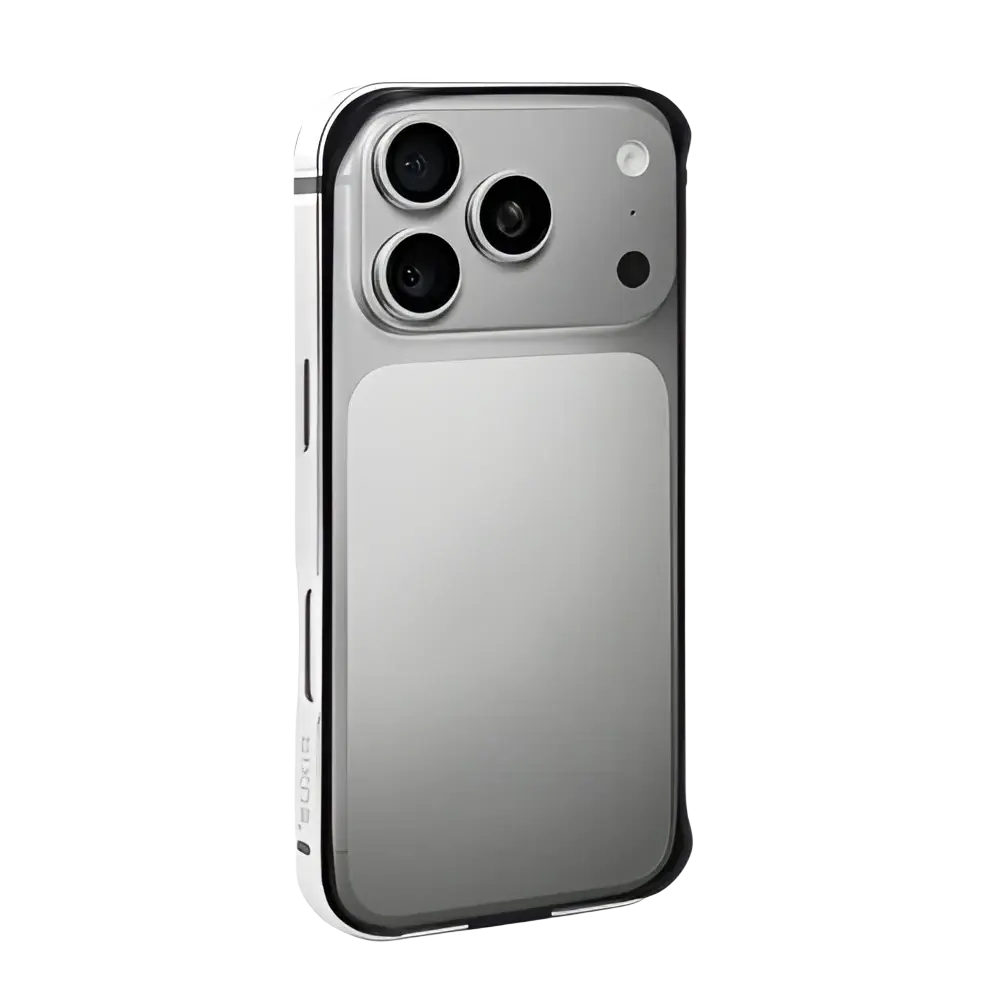 Rixus Crash Guard Case – iPhone 17 Pro Lichtgrijs - Back cover