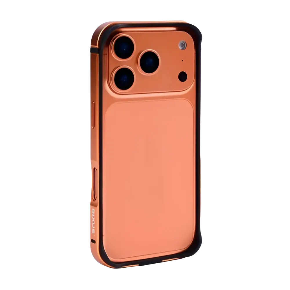 Rixus Crash Guard Case – iPhone 17 Pro Oranje - Back cover