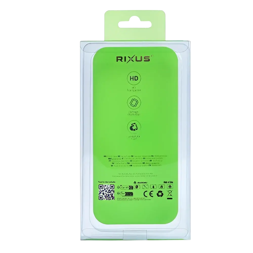 Rixus Crash Guard Case – iPhone 17 Pro Oranje - Back cover