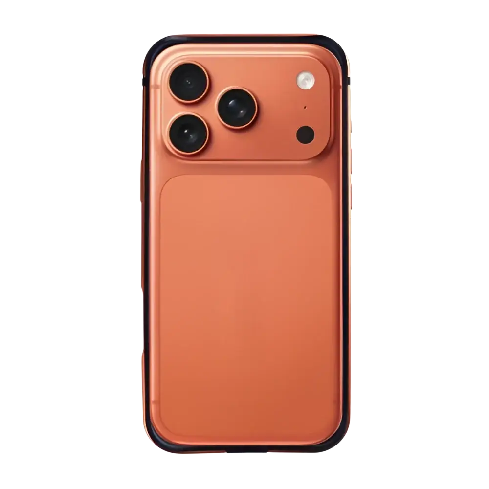 Rixus Crash Guard Case – iPhone 17 Pro Oranje - Back cover