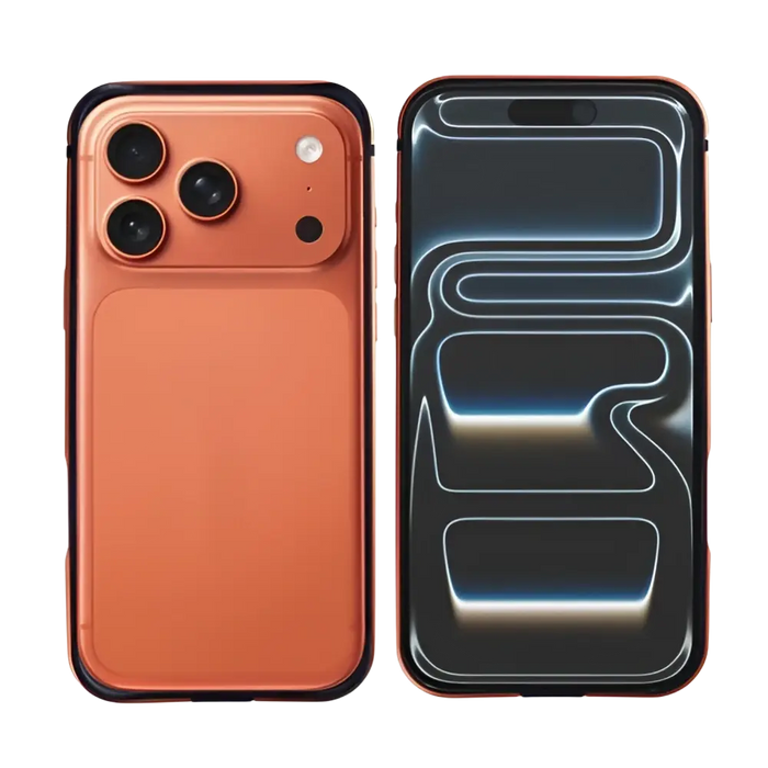 Rixus Crash Guard Case – iPhone 17 Pro – Oranje