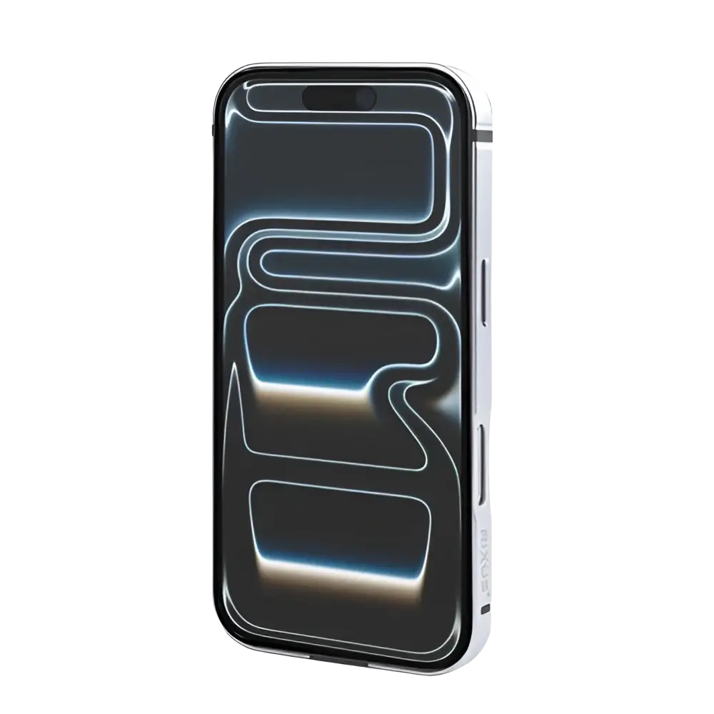 Rixus Crash Guard Case – iPhone 17 Pro Zilver - Back cover
