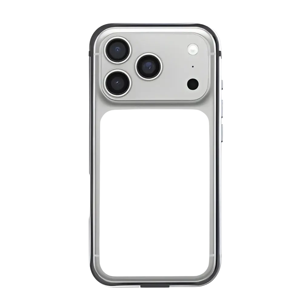 Rixus Crash Guard Case – iPhone 17 Pro Zilver - Back cover