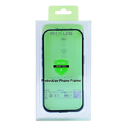 Rixus Crash Guard Case – iPhone 17 Titanium Zwart - Back cover