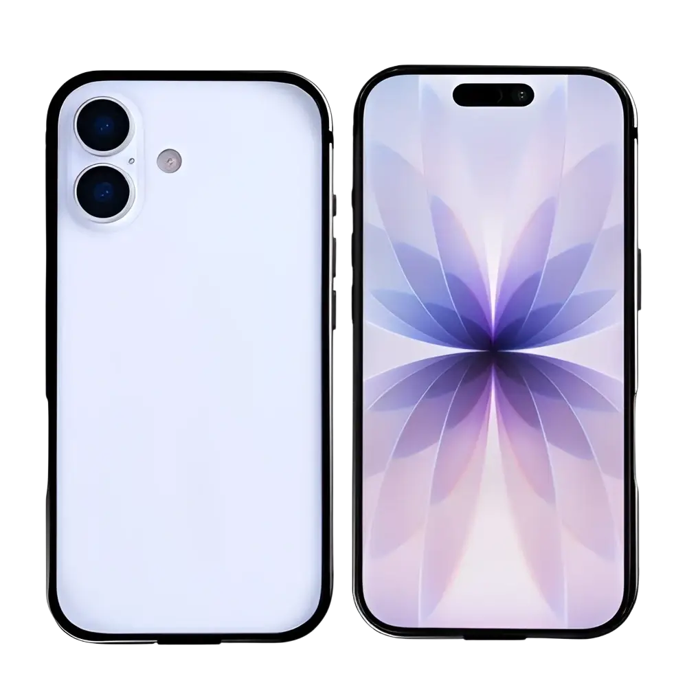 Rixus Crash Guard Case – iPhone 17 Titanium Zwart - Back cover