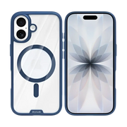 Rixus Crystal Amber Case – iPhone 17 Blauw - Back cover