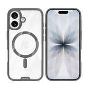 Rixus Crystal Amber Case – iPhone 17 Grijs - Back cover