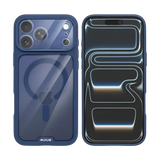 Rixus Crystal Amber Case – iPhone 17 Pro Blauw - Back cover